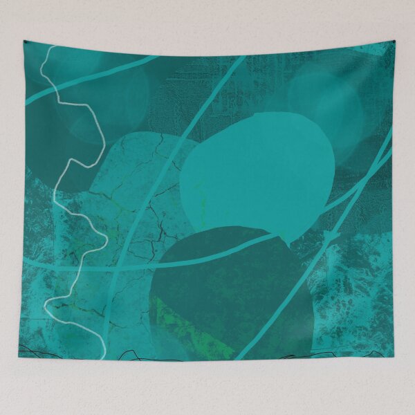 Item preview, Green Textured Abstract Art Design designed and sold by NancyMerkle.