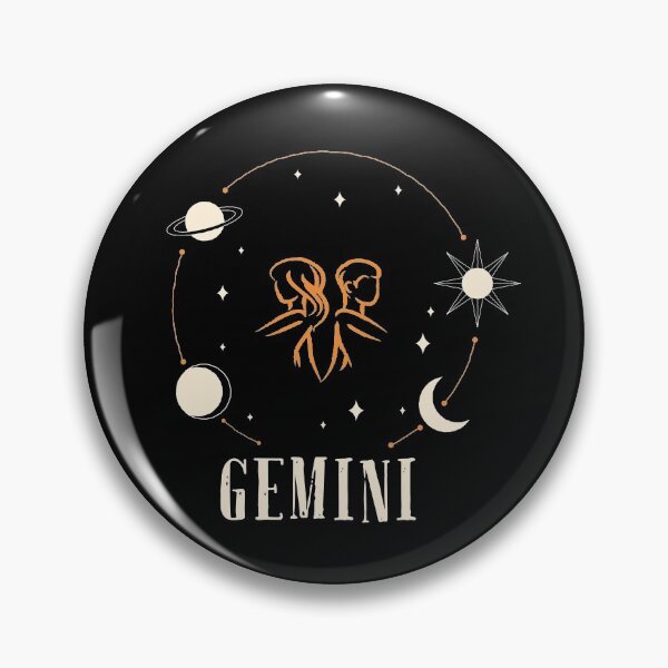 Item preview, Gemini Zodiac sign, Galaxy Celestial Stars And Moons  designed and sold by AstroShop1.