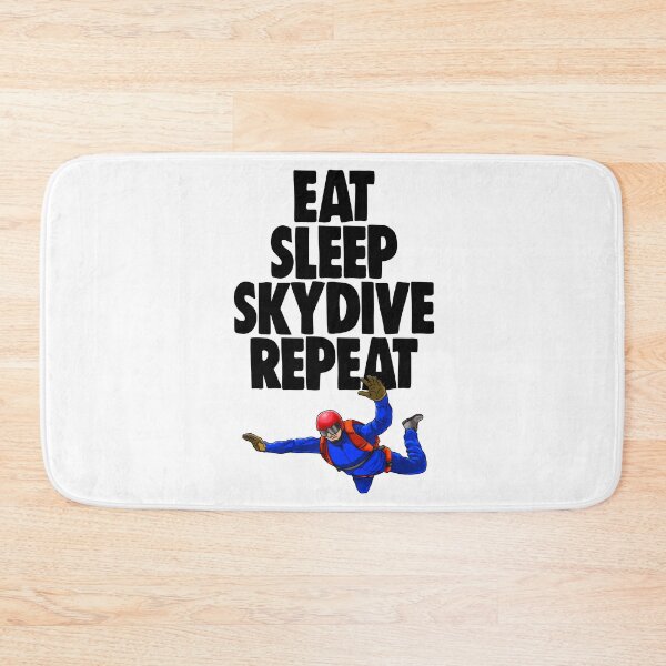 Item preview, Eat Sleep Skydive Repeat Blue designed and sold by Bendthetrend.
