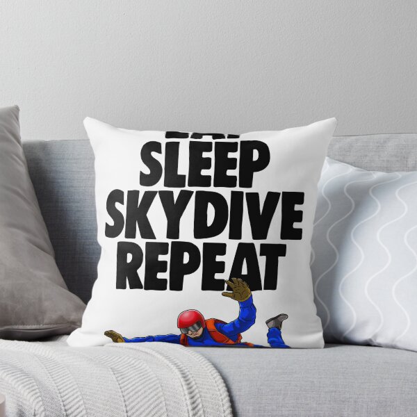 Item preview, Eat Sleep Skydive Repeat Blue designed and sold by Bendthetrend.
