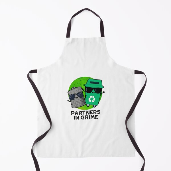 Item preview, Partners In Grime Funny Trash Puns designed and sold by punnybone.