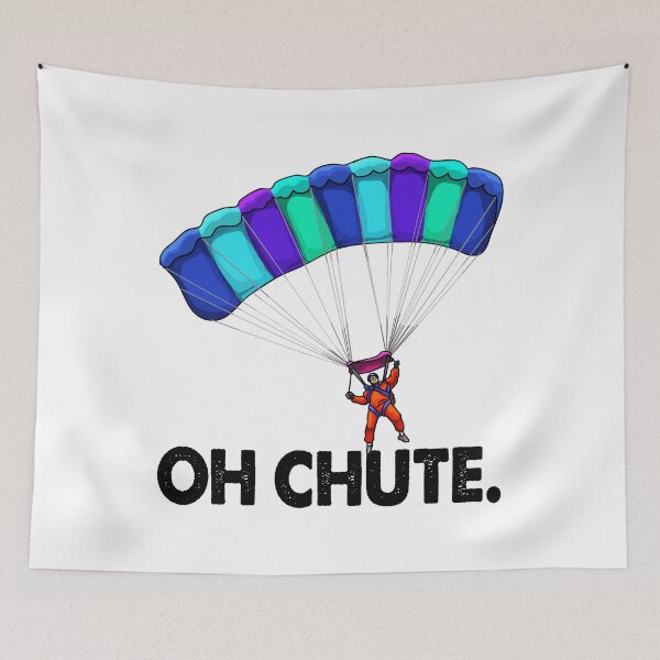 Item preview, Oh Chute Skydive Orange designed and sold by Bendthetrend.