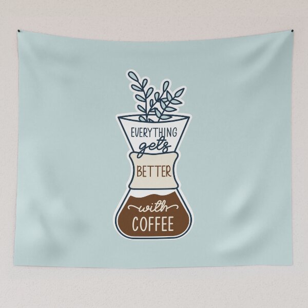 Item preview, Everything gets better with coffee designed and sold by timesnewalli.