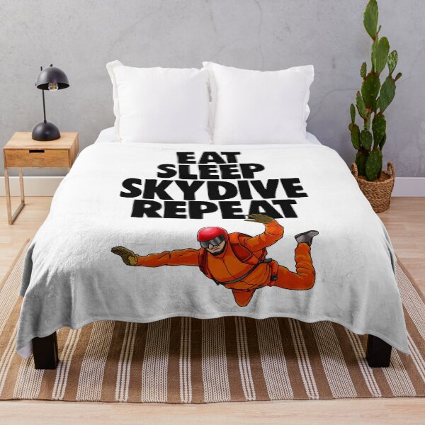 Item preview, Eat Sleep Skydive Repeat Orange designed and sold by Bendthetrend.