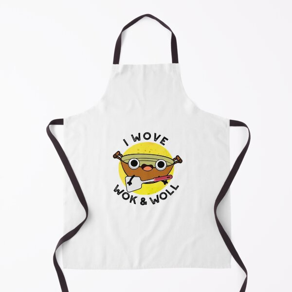 Item preview, I Wove Wok And Woll Funny Chinese Wok Puns  designed and sold by punnybone.