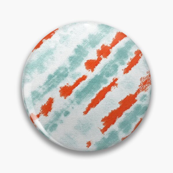 Item preview, Teal & Orange Strips Tie dye Print designed and sold by RSDigitalPrintDesign.