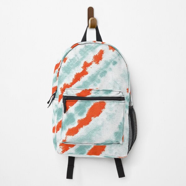 Item preview, Teal & Orange Strips Tie dye Print designed and sold by RSDigitalPrintDesign.