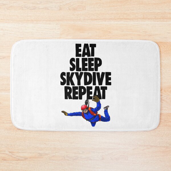 Item preview, Eat Sleep Skydive Repeat Blue designed and sold by Bendthetrend.
