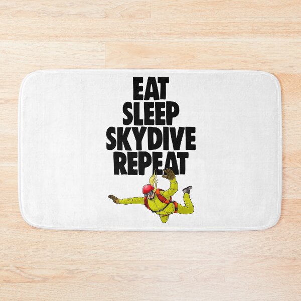 Item preview, Eat Sleep Skydive Repeat Yellow designed and sold by Bendthetrend.