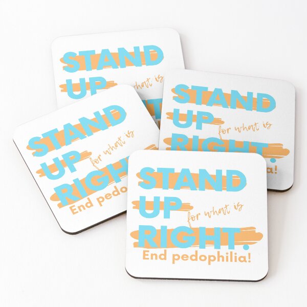 Item preview, Stand Up For What Is Right, End Pedophelia designed and sold by Constant Readers.