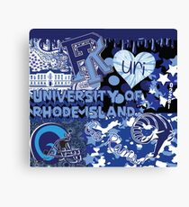 University of Rhode Island Collage Canvas Print
