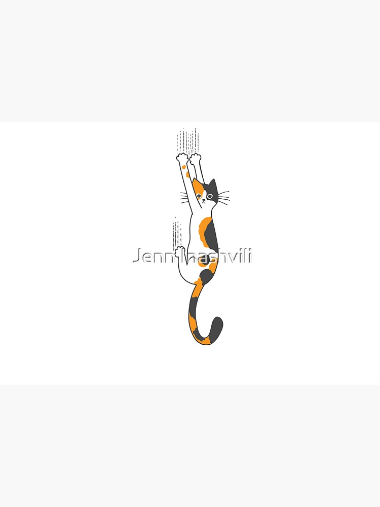 Calico Cat Hanging On by ShortCoffee