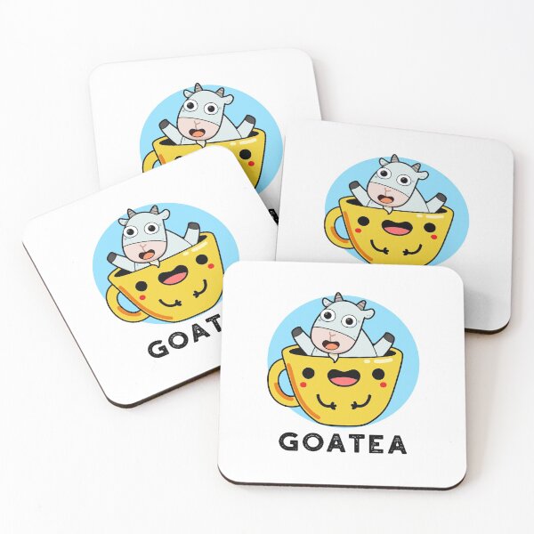 Item preview, Goatea Goat Funny Tea Puns  designed and sold by punnybone.