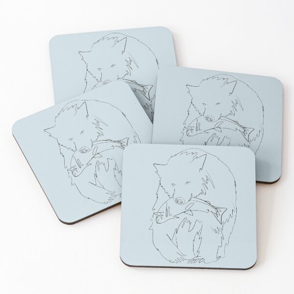 Item preview, Copy of Brown Bear with Fish designed and sold by willowsbunnies.