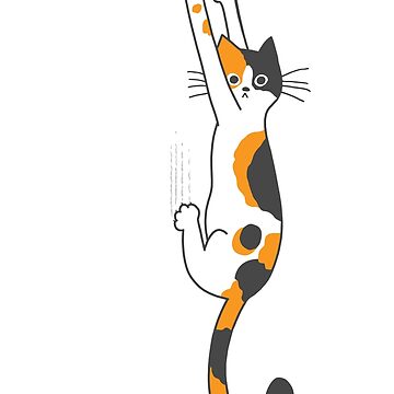 Artwork thumbnail, Calico Cat Hanging On by Jenn Inashvili
