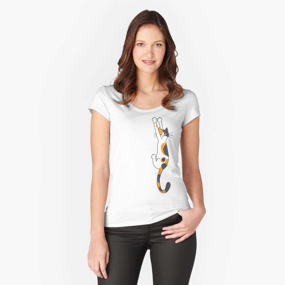 Item preview, Fitted Scoop T-Shirt designed and sold by ShortCoffee.