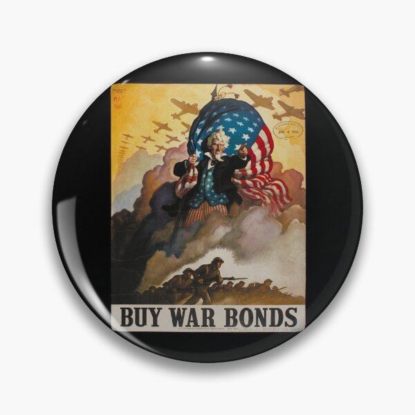 Item preview, Vintage Propaganda Poster - Buy War Bonds - WWII designed and sold by Christienne.