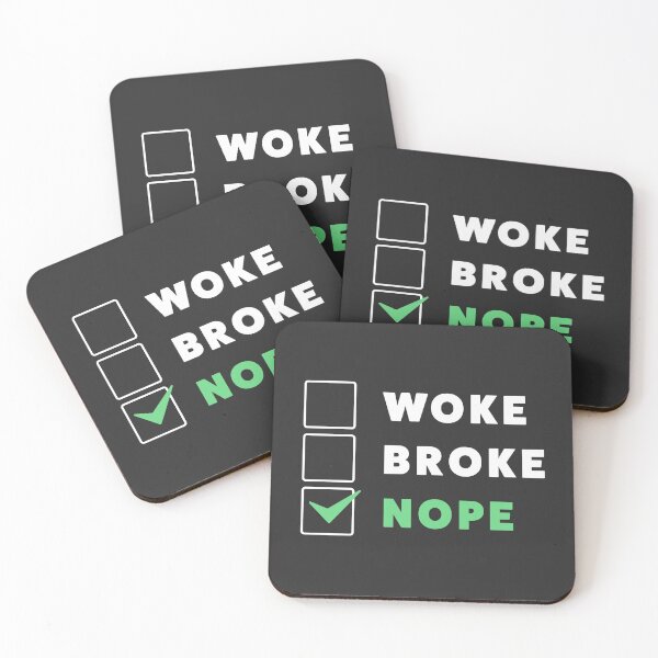 Item preview, Go Woke Go Broke - Anti Woke - Funny Conservative Stickers  designed and sold by WeAreRightStore.
