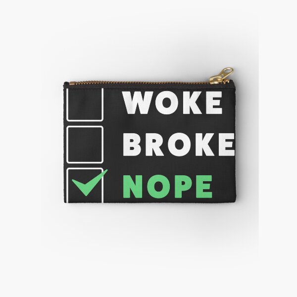 Item preview, Go Woke Go Broke - Anti Woke - Funny Conservative Stickers  designed and sold by WeAreRightStore.