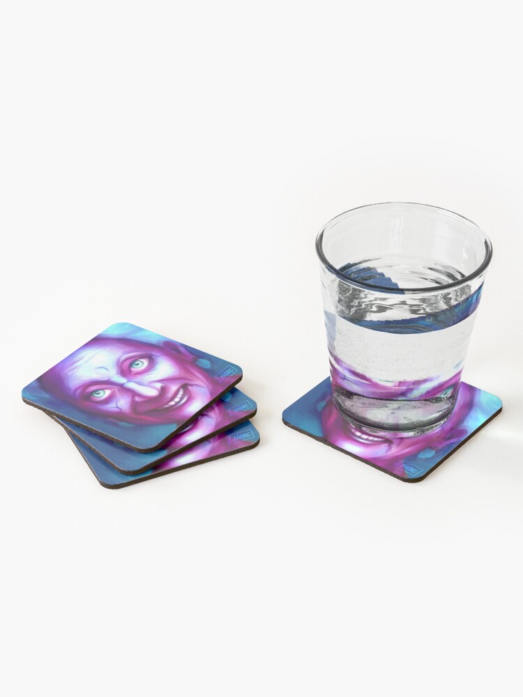 Alternate view of Friendly Ghost Gramma Coasters (Set of 4)