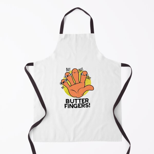 Item preview, Butter Fingers Cute Anatomy Pun designed and sold by punnybone.