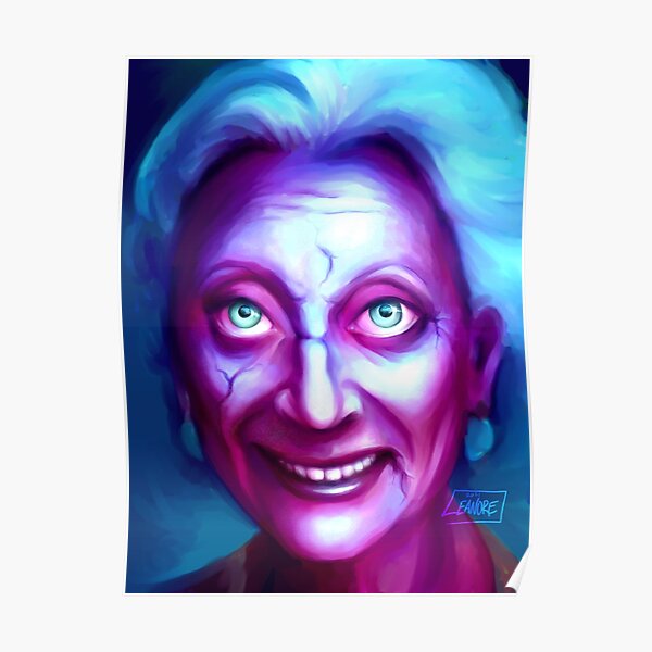 Friendly Ghost Gramma Poster