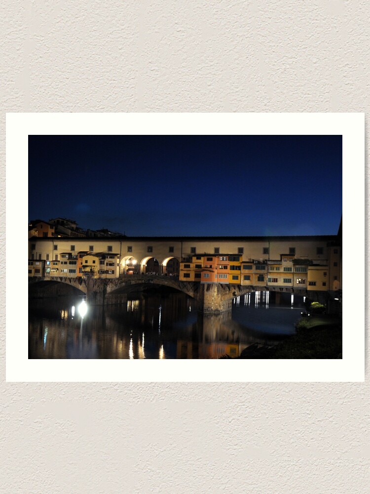 Alternate view of Ponte Vecchio -Florence, Italy Art Print