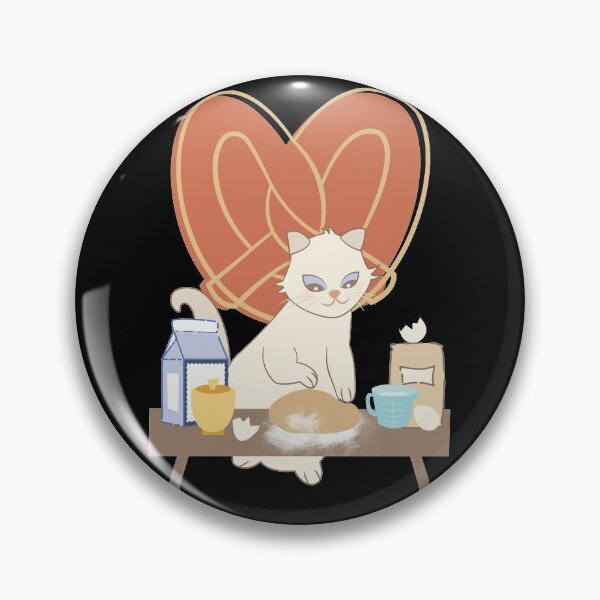 Item preview, Cat kneading pretzel designed and sold by Cintia Tamanaha.