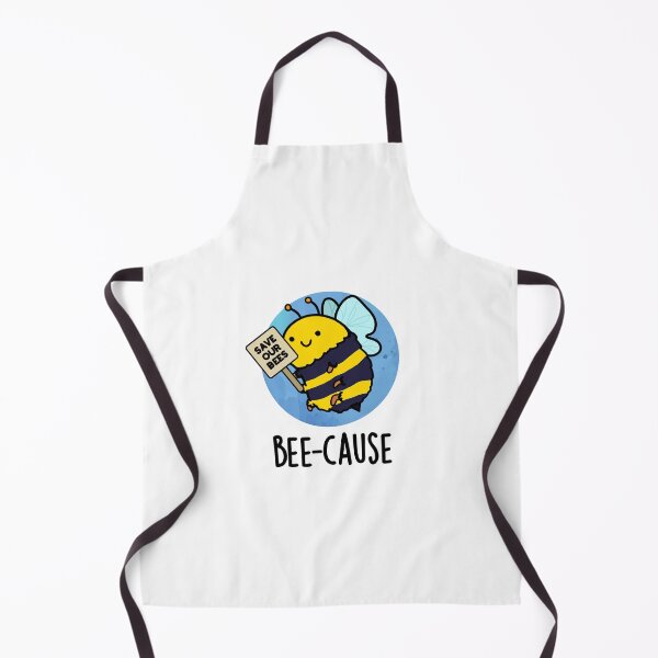 Item preview, Bee-cause Funny Bug Bee Puns designed and sold by punnybone.
