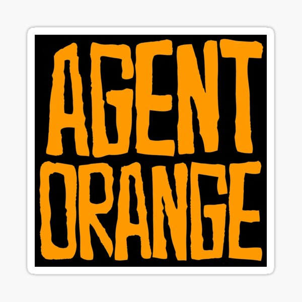 Agent Orange Stickers Redbubble