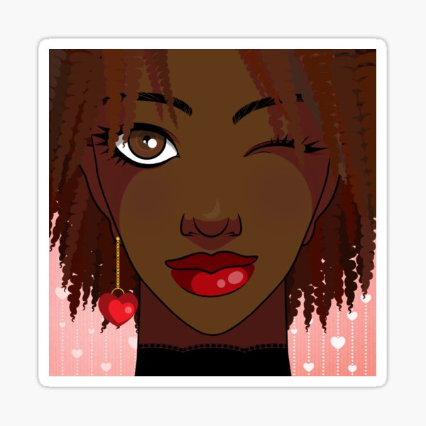 Item preview, Drawing - Girls - Cute afroamerican woman - 6 - 1 - 1 - 1 - 1 - 1 - 1 - 1 - Design 1 - 1 - 1 - 1 - 1 - 1 - 1 - 1 - 1 designed and sold by anonlalo.