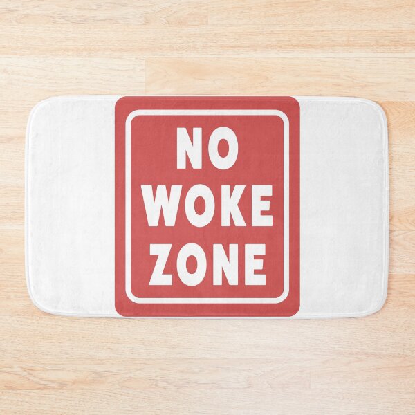 Item preview, No Woke Zone - Anti Woke - Funny Conservative Stickers  designed and sold by WeAreRightStore.