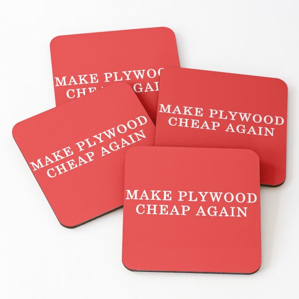Item preview, Make Plywood Cheap Again MAGA Parody Design designed and sold by CanuckDesigns.