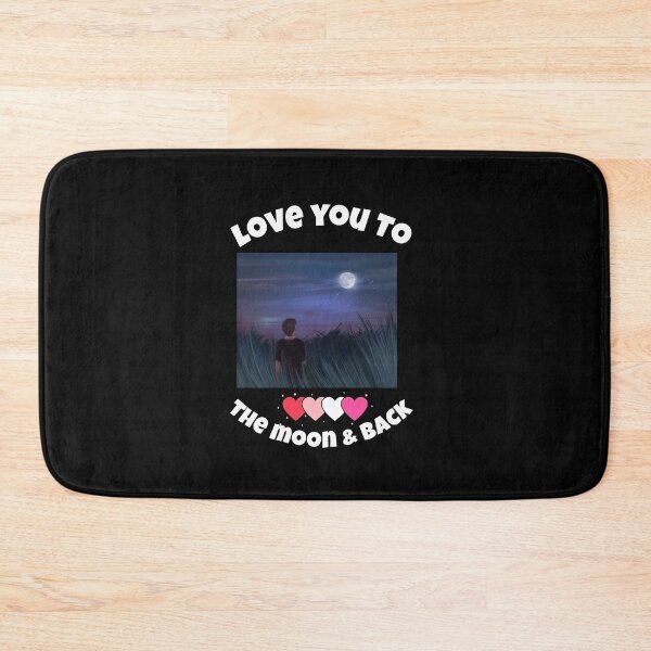 Item preview, I love you to the moon and the back designed and sold by mr&mrsmalik malik.
