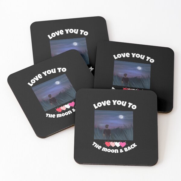 Item preview, I love you to the moon and the back designed and sold by mr&mrsmalik malik.