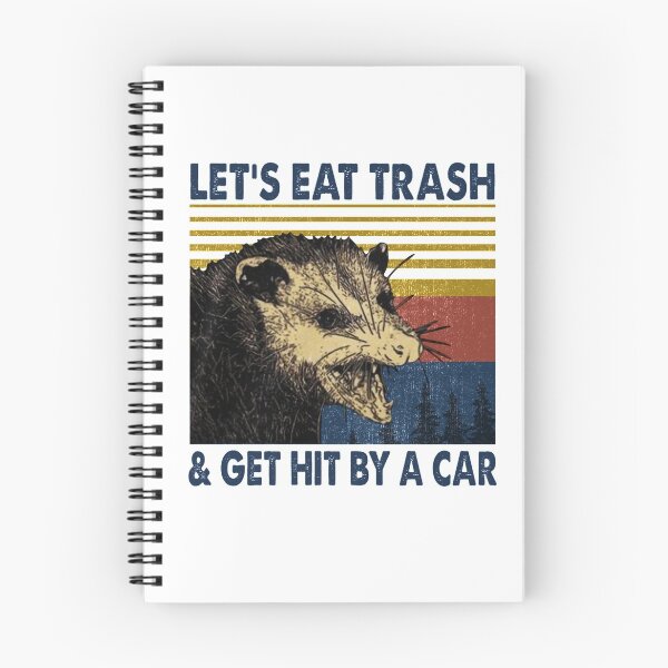 Item preview, Opossum Lets Eat Trash  Get Hit By Car Vintage _781 designed and sold by NoraRenner.