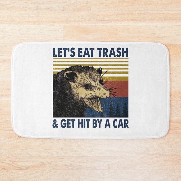 Item preview, Opossum Lets Eat Trash  Get Hit By Car Vintage _781 designed and sold by NoraRenner.