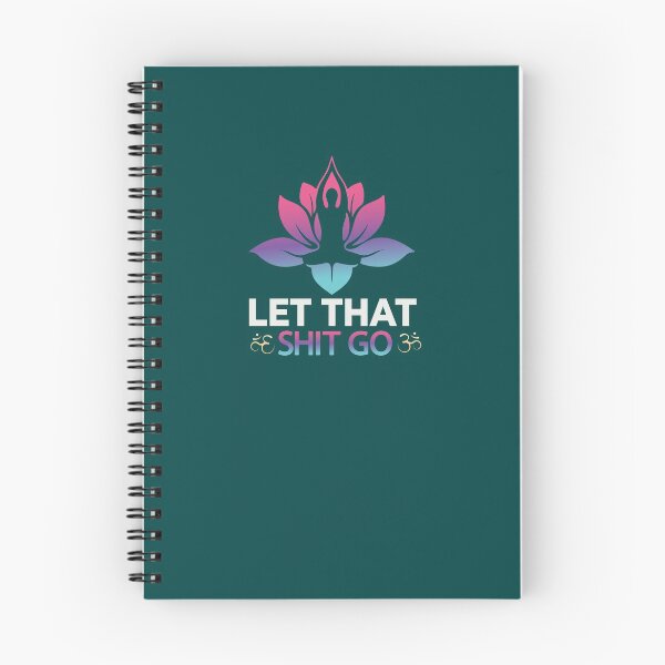 Item preview, YOGA - Let That SHIT GO    Gift for Yoga enthusiasts, healthy, mindful vegan, namaste designed and sold by guitarkel.