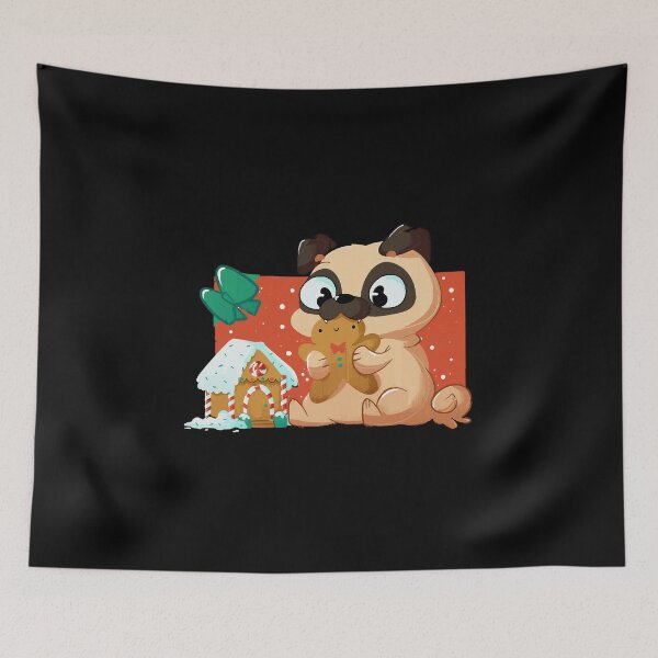 Item preview, Holiday Pug  designed and sold by acklind51.