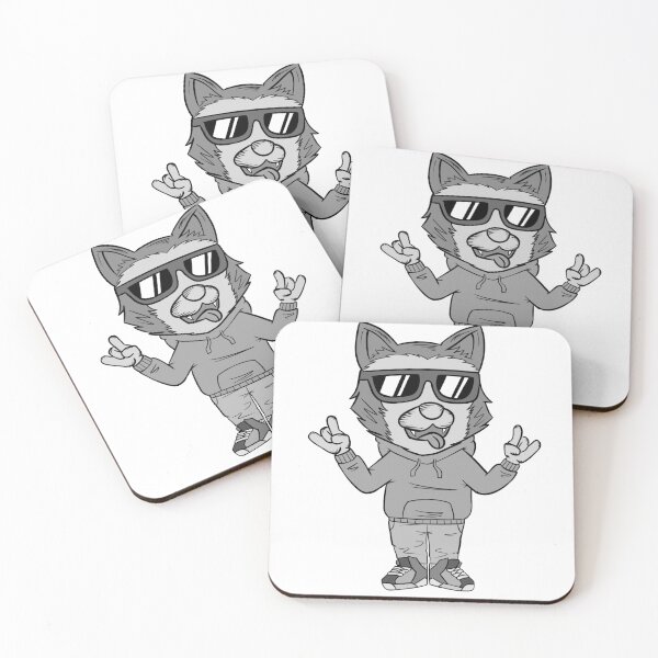 Item preview, Cool Grayscale Dog designed and sold by bixboxstudio.