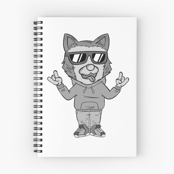 Item preview, Cool Grayscale Dog designed and sold by bixboxstudio.