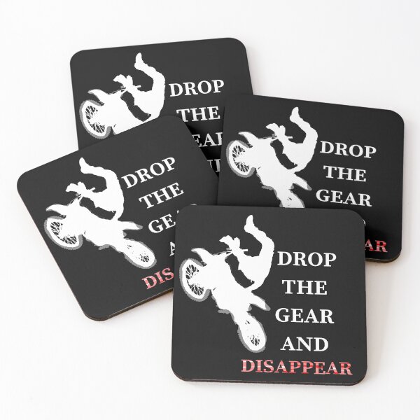 Item preview, drop the gear and disappear designed and sold by creativelittleo.