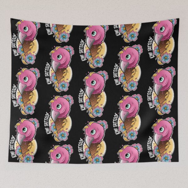 Item preview, The Flamingo-Scream! designed and sold by kiwi-tattoos.