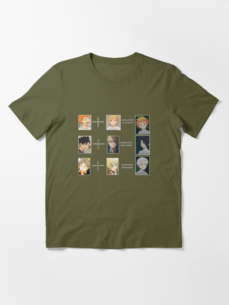 The Promised Neverland Characters With Haikyuu Characters Shirt