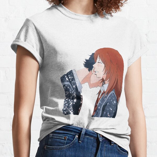 Ao Haru Ride Japanese Manga Couple Romantic Anime Cute Futaba Kou Blue  Spring Ride Tshirt Graphic Men Vintage Cotton T Shirt - AliExpress