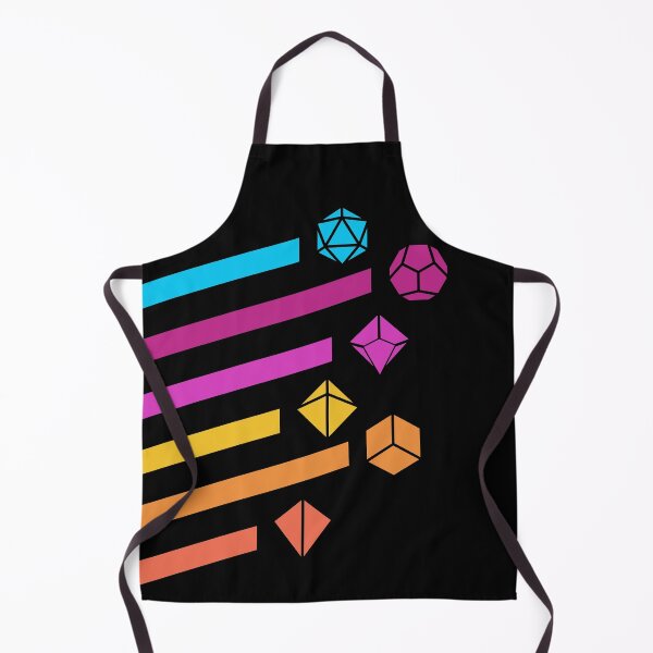 Item preview, Retrowave Polyhedral Dice Set Ray designed and sold by pixeptional.