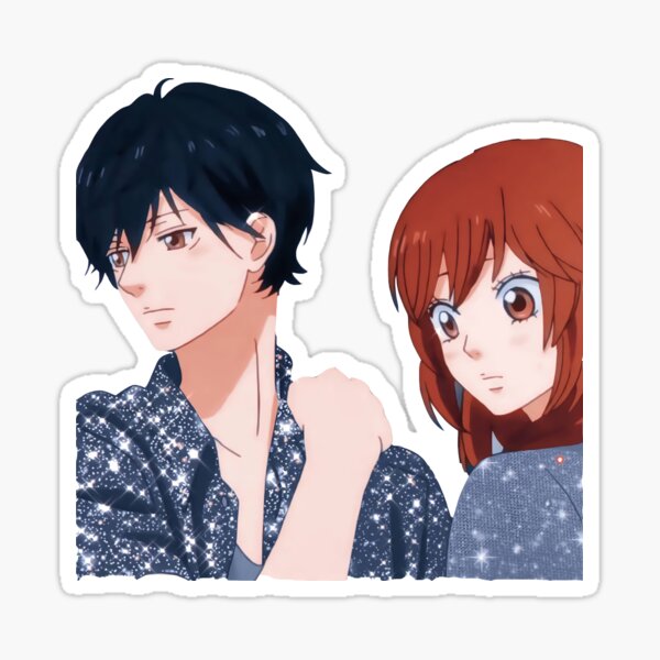 Ao Haru Ride Japanese Manga Couple Romantic Anime Cute Futaba Kou Blue  Spring Ride Hoodie Oversized Men Sweatshirt Sweater - Hoodies & Sweatshirts  - AliExpress