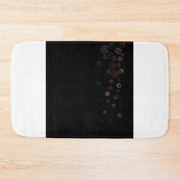 Item preview, Rainbow Cascading Dice Graphic TShirt855 designed and sold by NoraRenner.