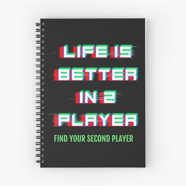 Item preview, Life is better in 2 player designed and sold by HumanwreckageRB.