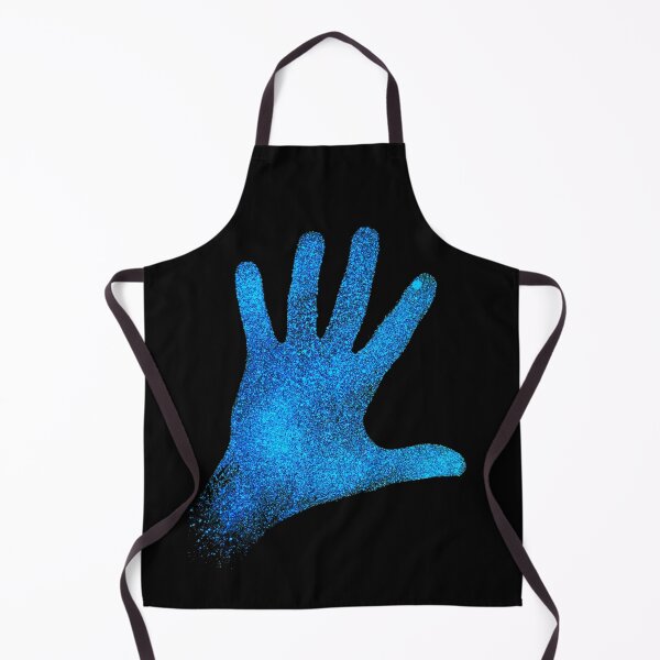 Item preview, blue hand designed and sold by AttilArt.